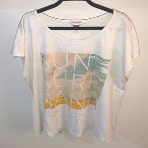 Fresh Produce Sun, Surf, and Sand T-shirt, one size fits all.